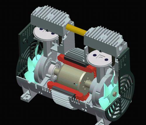 無油真空泵構造圖 無油真空泵構造圖